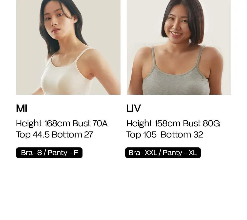 마른파이브 노와이어 날마다 모달브라 팬티 세트 블랙/그레이/스킨 (브라 1매+팬티 2매 구성) 상세페이지 69