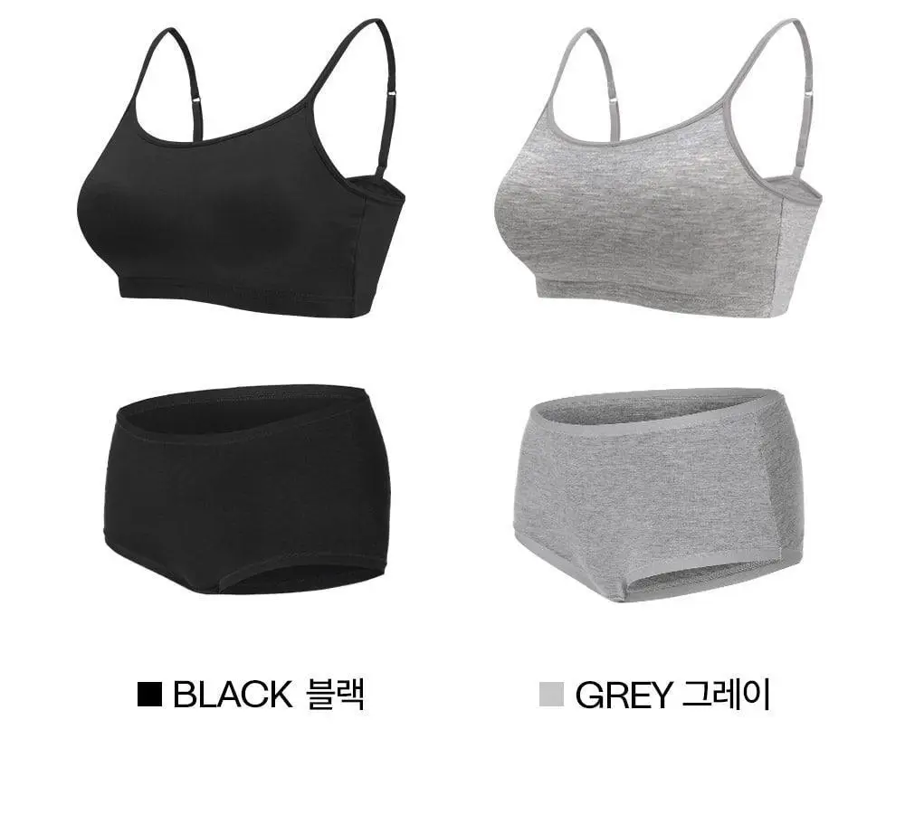 마른파이브 노와이어 날마다 모달브라 팬티 세트 블랙/그레이/스킨 (브라 1매+팬티 2매 구성) 상세페이지 71