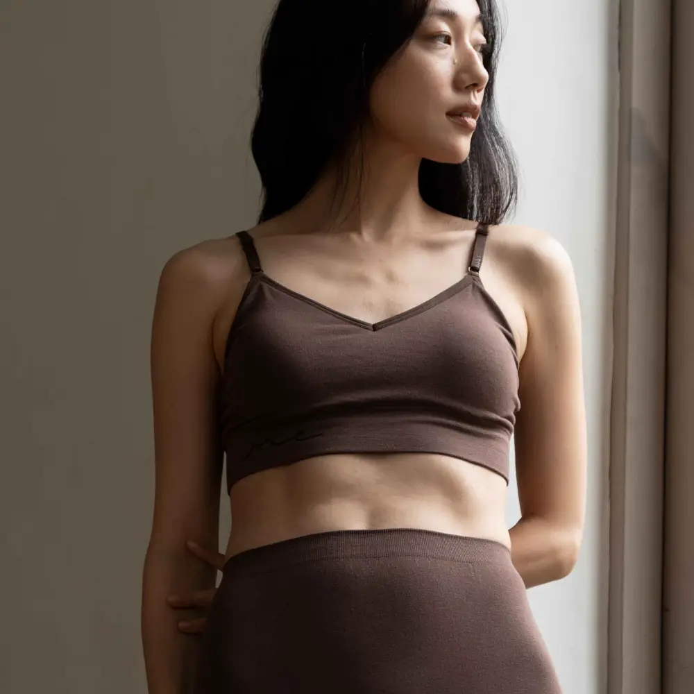 미언더 니팅 브라 & 니팅 드로즈 SET 3colors