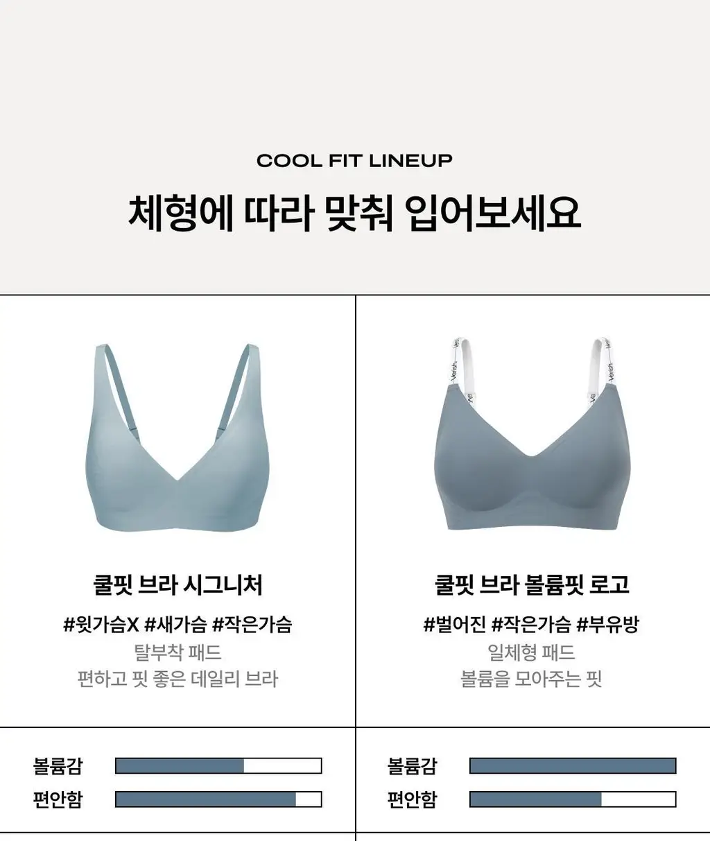 베리시 쿨핏 브라 볼륨핏 로고&팬티 set 상세페이지 31