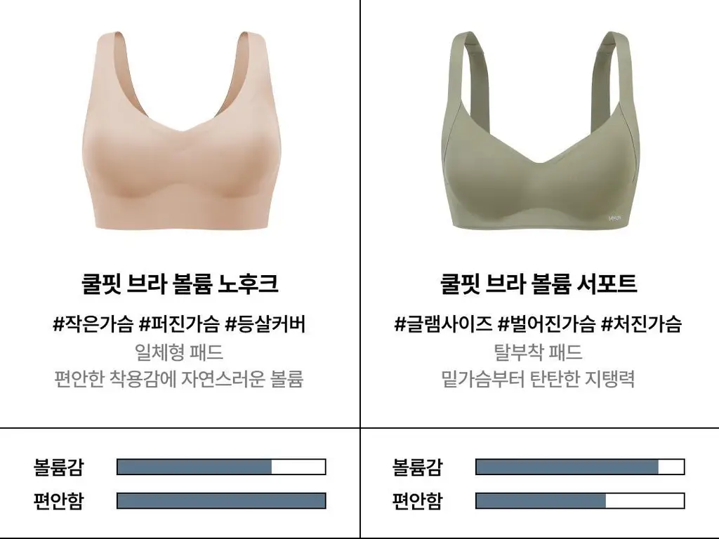 베리시 쿨핏 브라 볼륨핏 로고&팬티 set 상세페이지 32