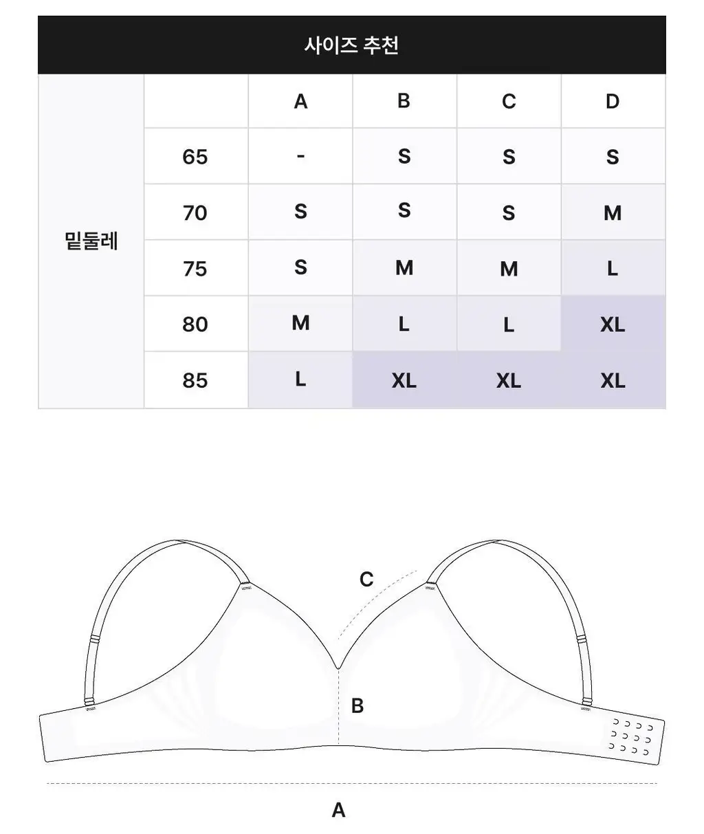 비브비브 프리라인 브라 볼륨/팬티 세트 (3 Colors) 상세페이지 39