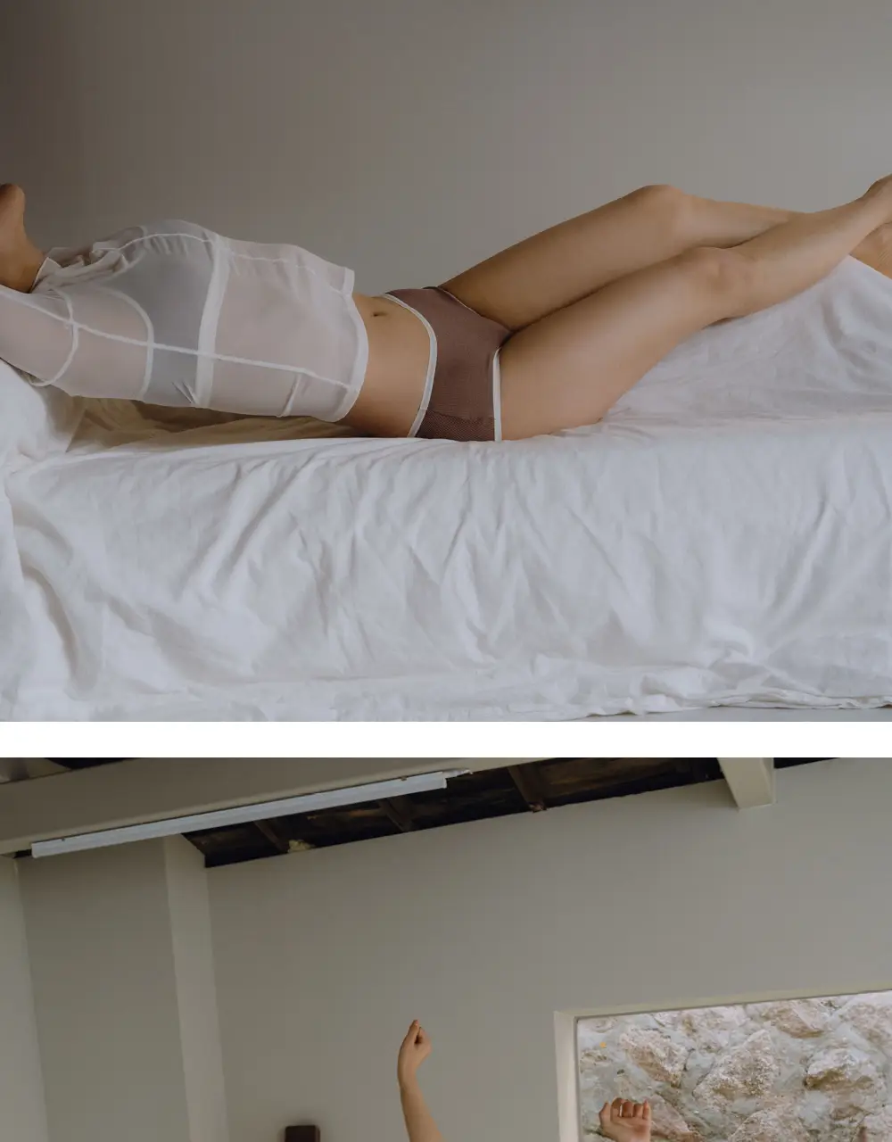 수푸이 스퀘어 리브드 모달 브라&팬티 세트 마롱 상세페이지 4