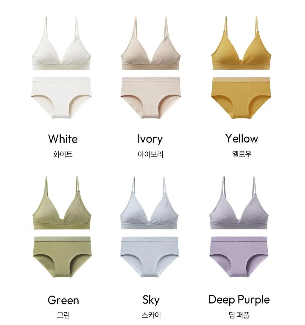 오끌레르 레아 브라렛 팬티 SET 5종 택1 (S/M/L) 상세페이지 5