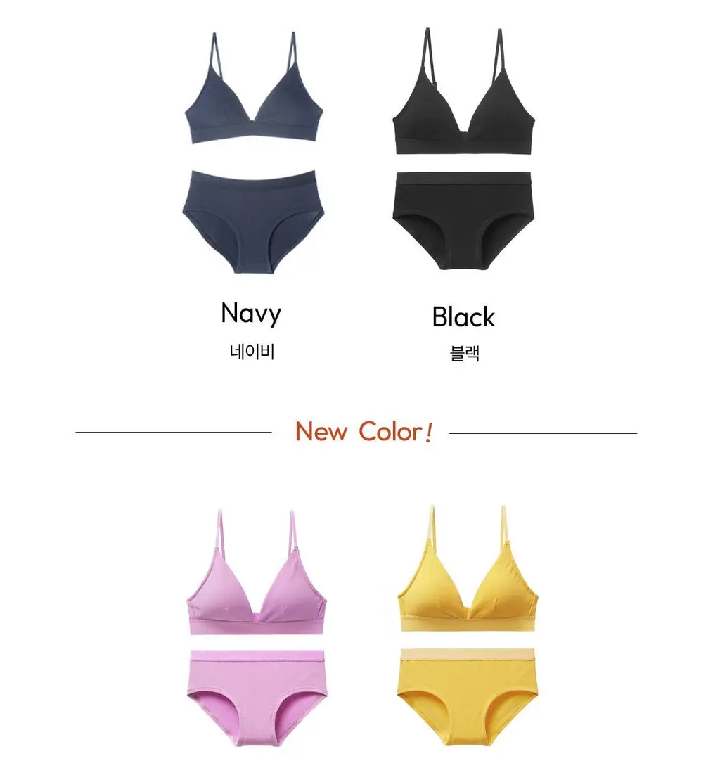 오끌레르 레아 브라렛 팬티 SET 5종 택1 (S/M/L) 상세페이지 6