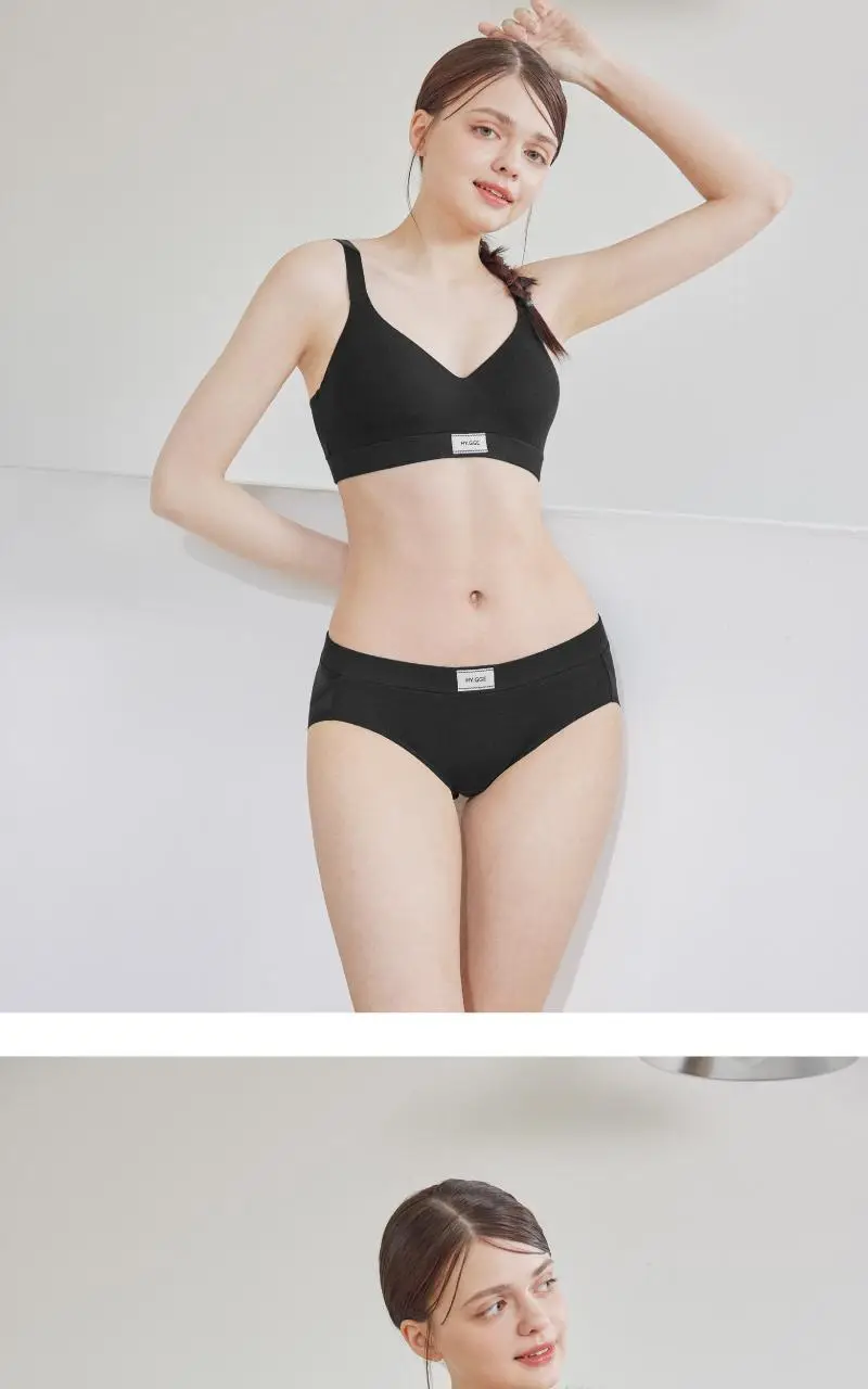 이펙트 스포츠브라 팬티 세트 - 블랙 상세페이지 12