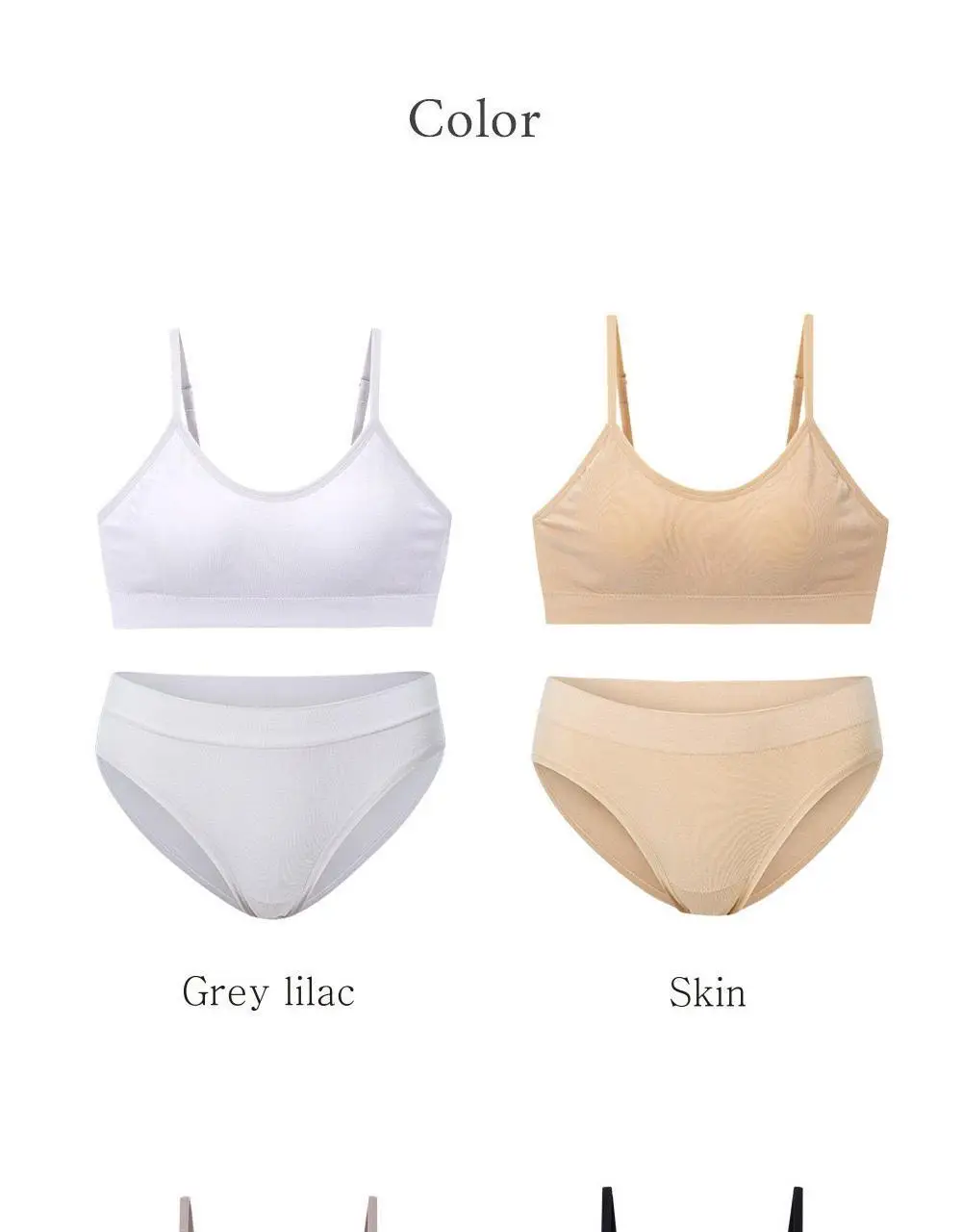 호라호 모달 데일리 노와이어 심리스 브라팬티 (4COLORS) 상세페이지 27