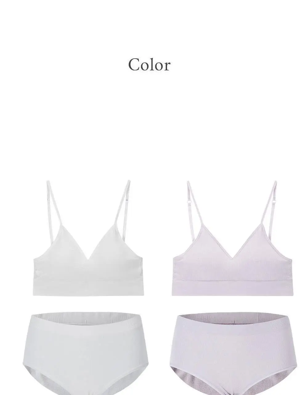 호라호 뱀부 노와이어 심리스 브라팬티 세트 (6COLORS) 상세페이지 29