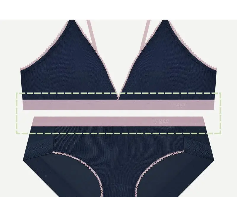 휘게언더웨어 챠밍 골지 브라렛 팬티 세트 - 4Colors 상세페이지 9