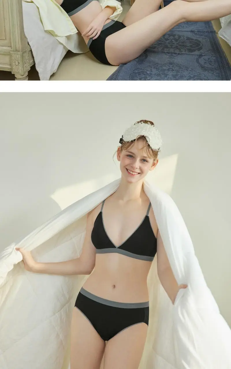휘게언더웨어 챠밍 골지 브라렛 팬티 세트 - 4Colors 상세페이지 13