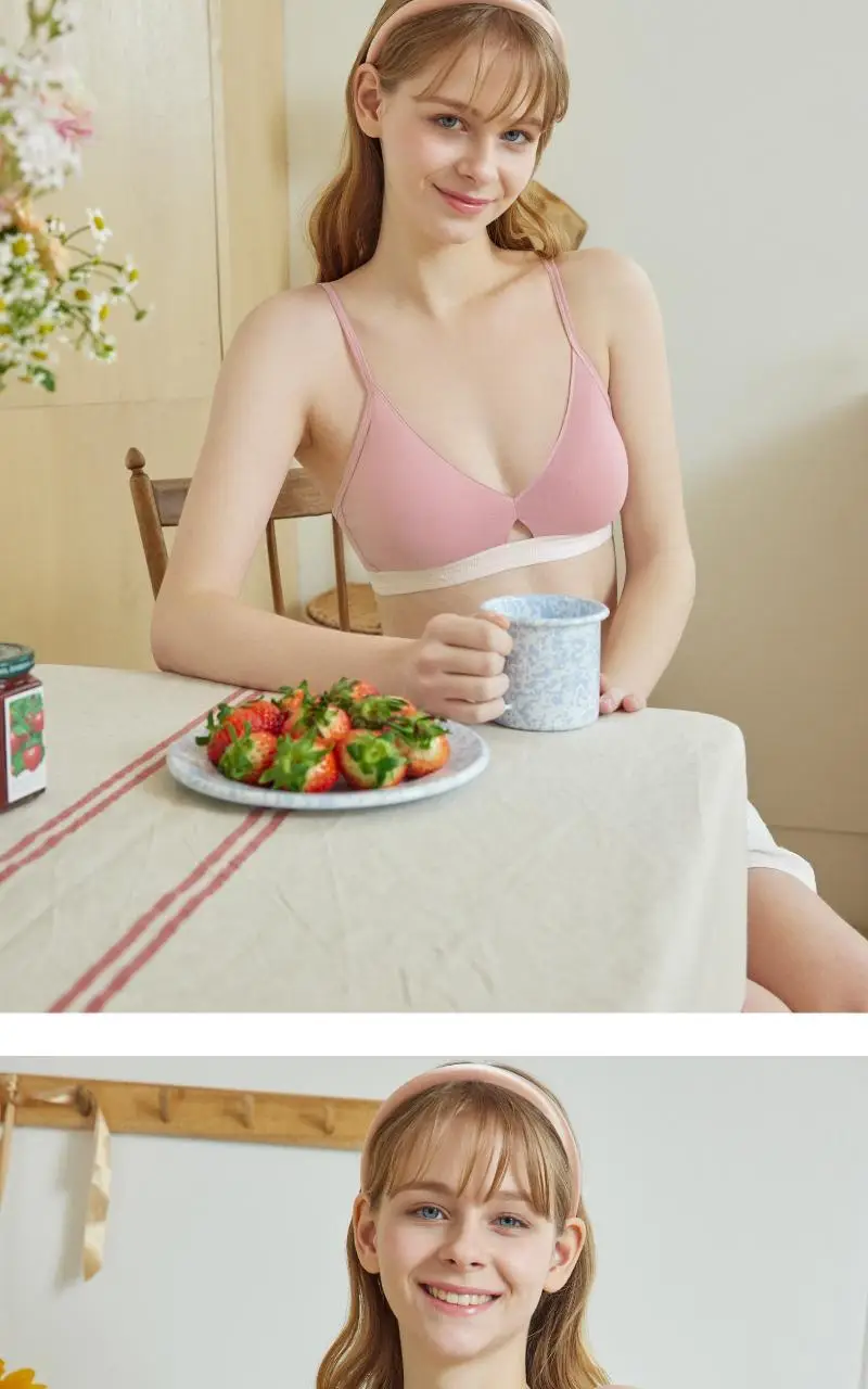 휘게언더웨어 코튼컷 브라렛 팬티 세트 - 4Colors 상세페이지 16