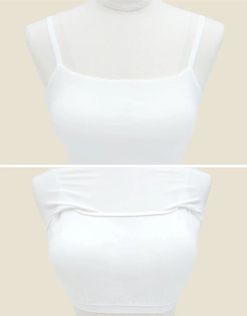 마른파이브 날마다 모달 코튼 캡내장 크롭 끈 조절 나시 2colors (FL/XL) 상세페이지 47