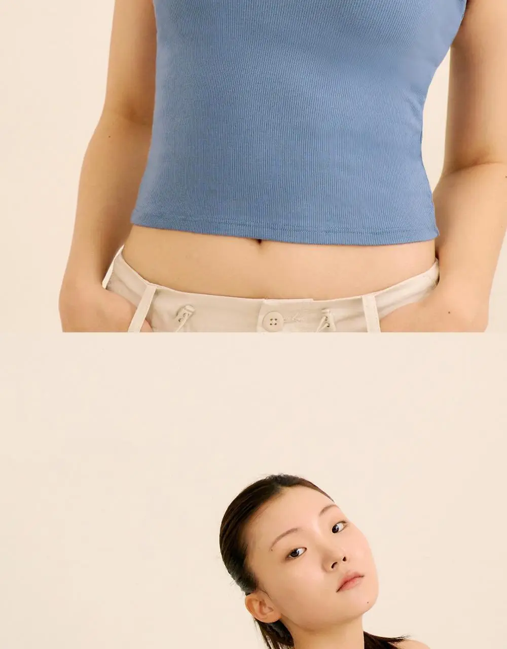 마른파이브 날마다 브라탑 모달 골지 유넥 5colors (F/L, XL) 상세페이지 3