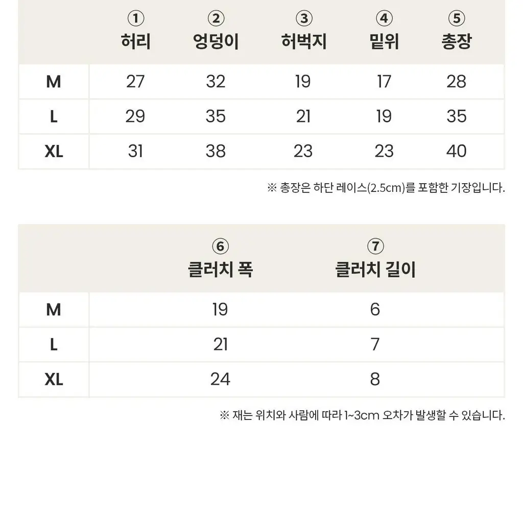 마른파이브 레이스 드로즈 겸용 빅사이즈 속바지 2매 1세트 9종 택1 상세페이지 15
