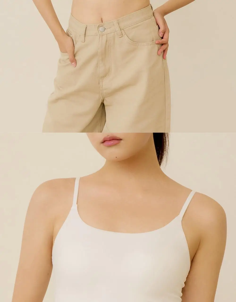 마른파이브 쉬어 브라탑 크롭 베이직 3colors (블랙/화이트/브라운 M~XL) 상세페이지 7