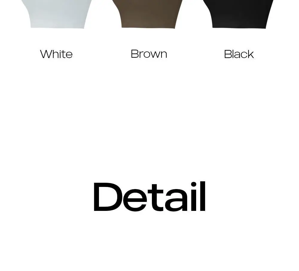 마른파이브 쉬어 브라탑 크롭 베이직 3colors (블랙/화이트/브라운 M~XL) 상세페이지 35