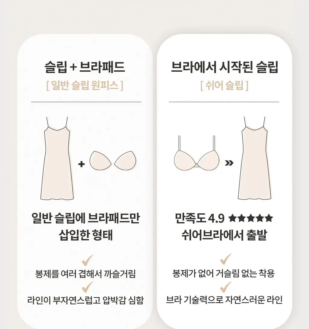 마른파이브 쉬어 슬립 오가닉 3colors (블랙/화이트/스킨 S~XXL) 상세페이지 60
