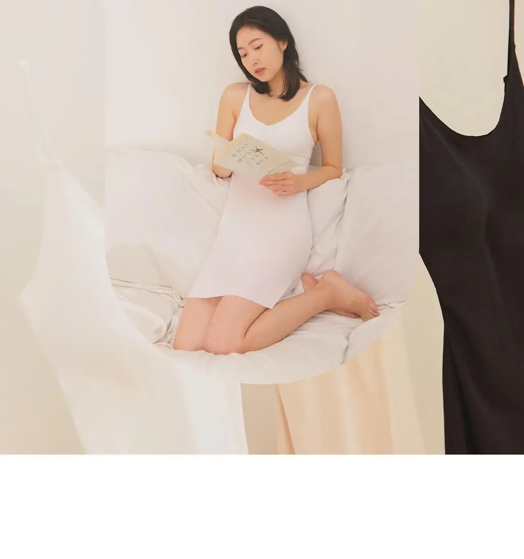 마른파이브 쉬어 슬립 오가닉 3colors (블랙/화이트/스킨 S~XXL) 상세페이지 62