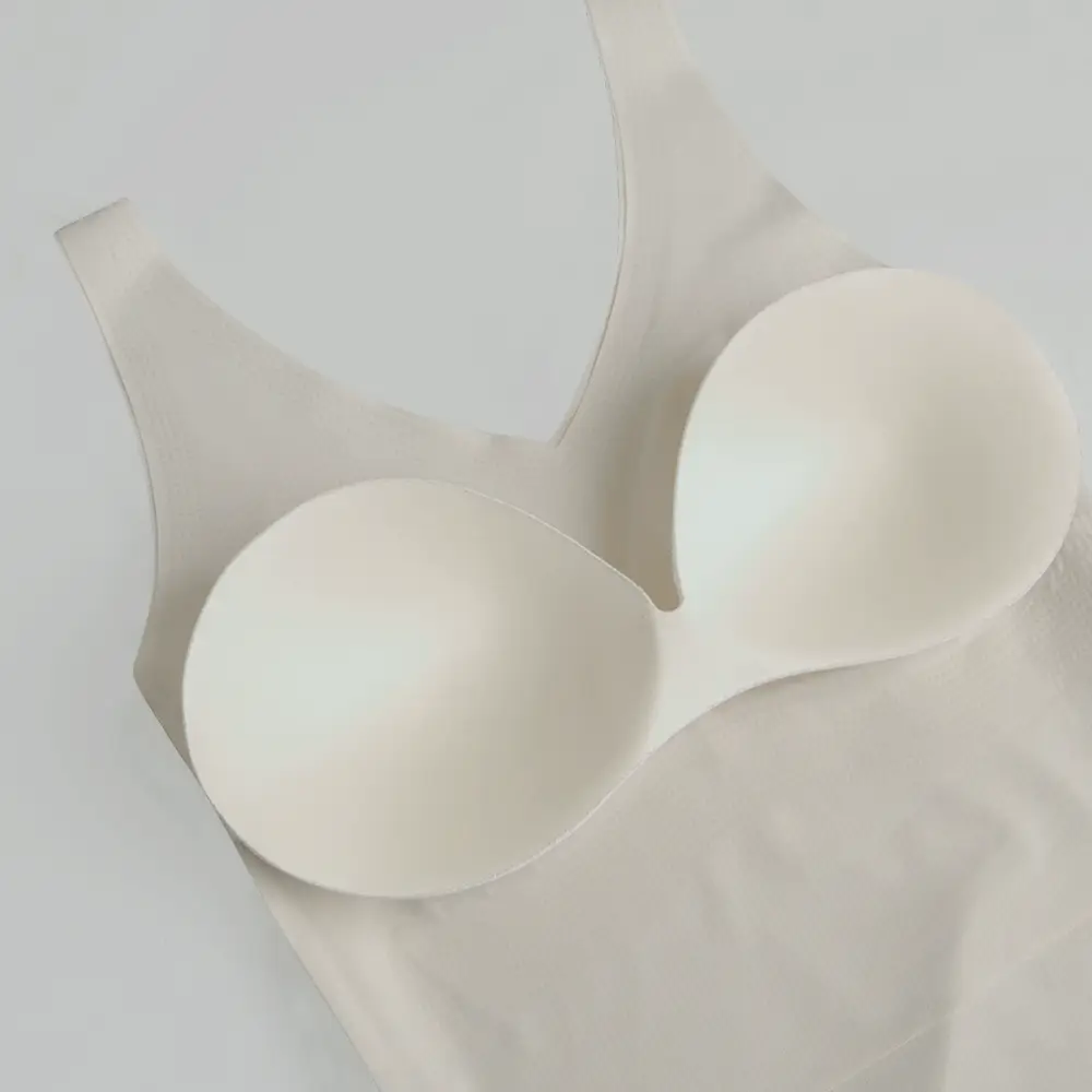 마른파이브 쉬어 V넥 브라탑 크롭 슬림핏 4colors (블랙/브라운/머스타드/베이지) 상세페이지 19
