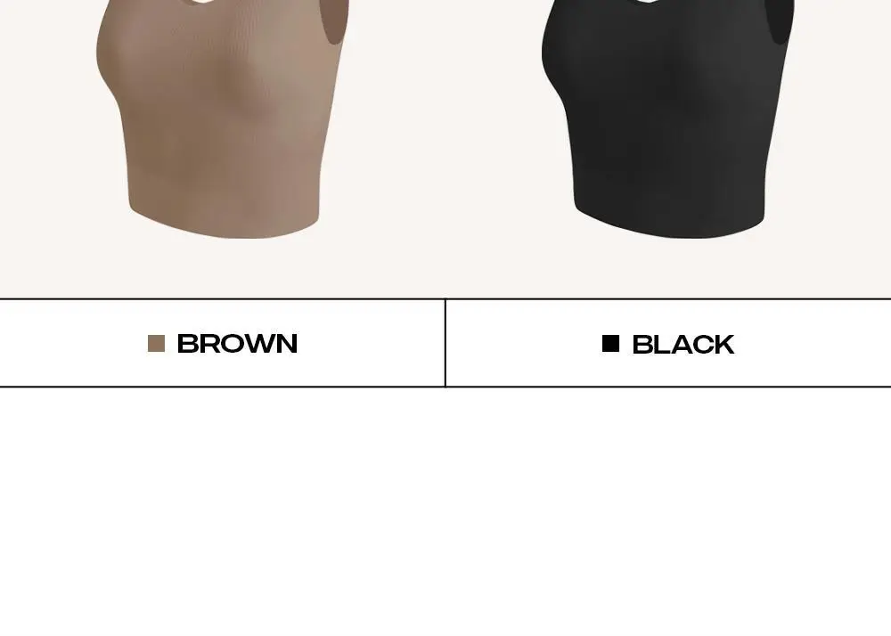 마른파이브 쉬어 V넥 브라탑 크롭 슬림핏 4colors (블랙/브라운/머스타드/베이지) 상세페이지 42