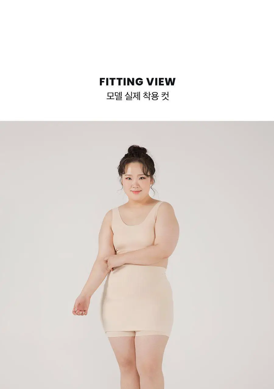 마른파이브 심리스 노라인 Y존 속치마 바지 M-XXL (블랙/스킨) 상세페이지 26