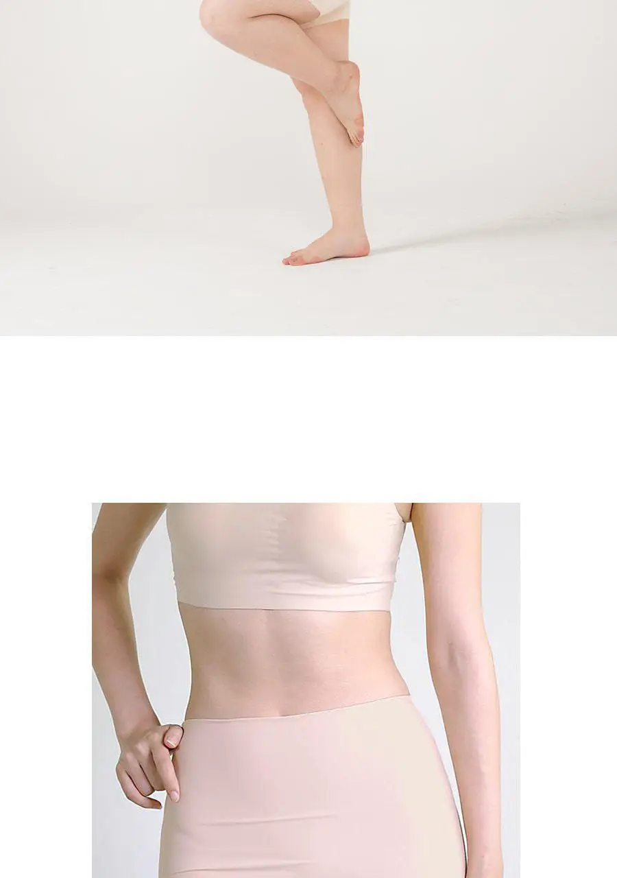 마른파이브 심리스 노라인 Y존 속치마 바지 M-XXL (블랙/스킨) 상세페이지 35