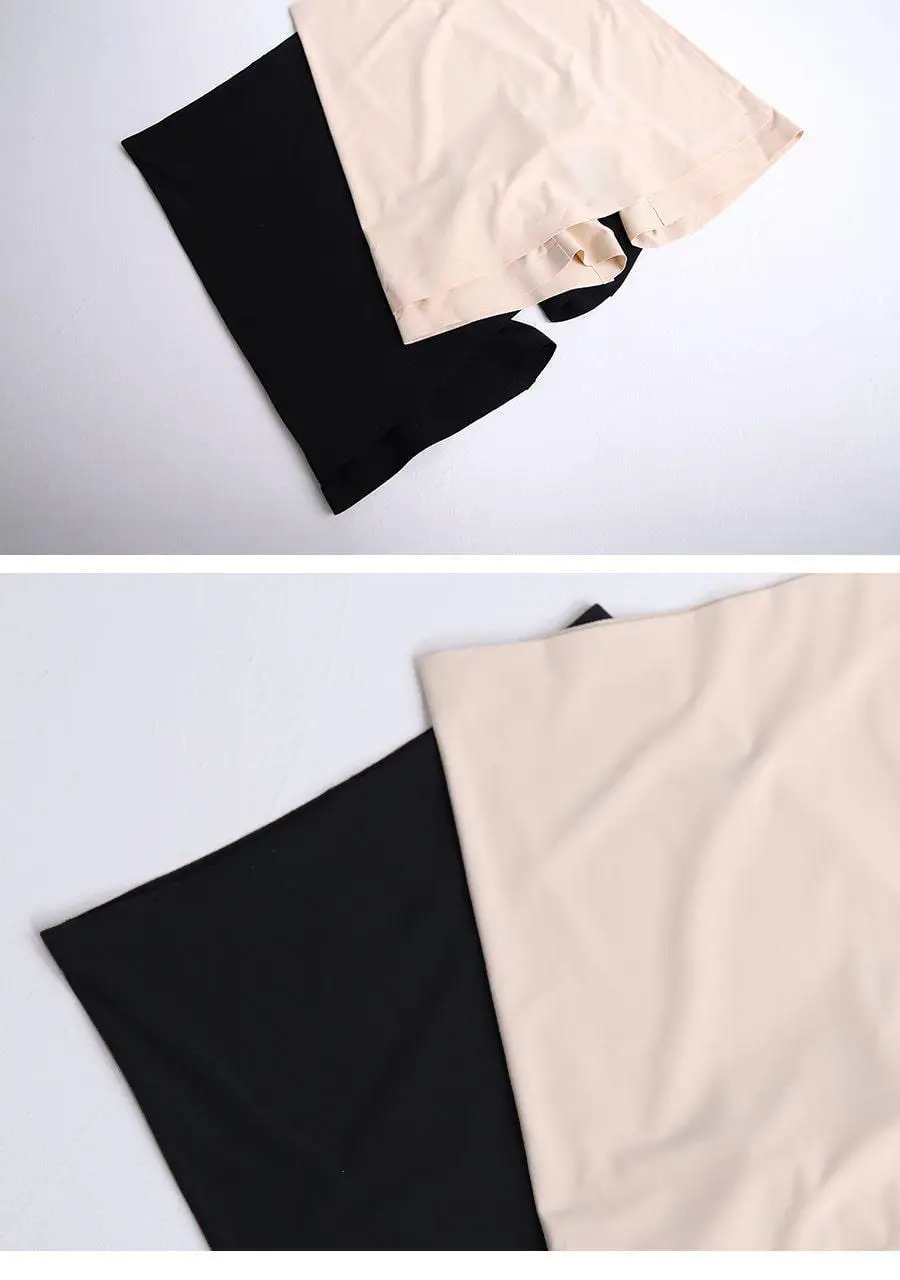 마른파이브 심리스 노라인 Y존 속치마 바지 M-XXL (블랙/스킨) 상세페이지 40