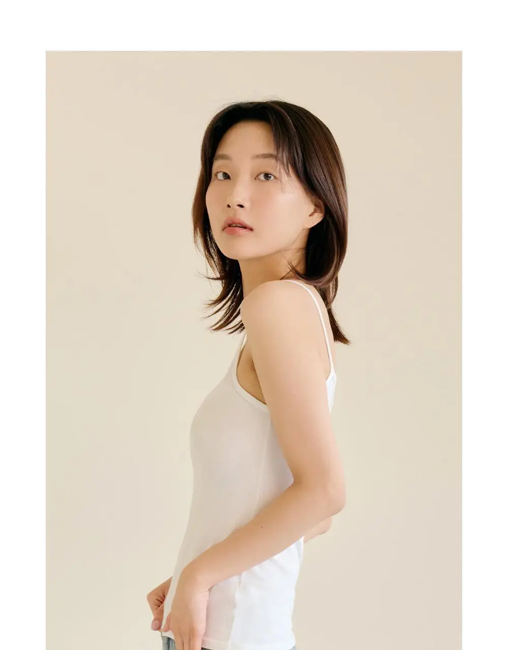 마른파이브 에어코튼 베이직 끈나시 빅사이즈 2매 1세트(그레이,화이트,블랙,스킨) 상세페이지 11