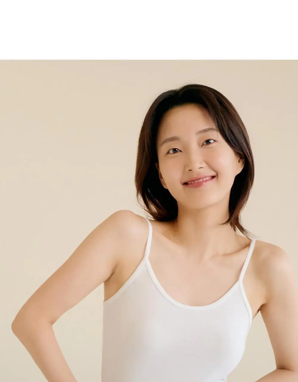 마른파이브 에어코튼 베이직 끈나시 빅사이즈 2매 1세트(그레이,화이트,블랙,스킨) 상세페이지 16