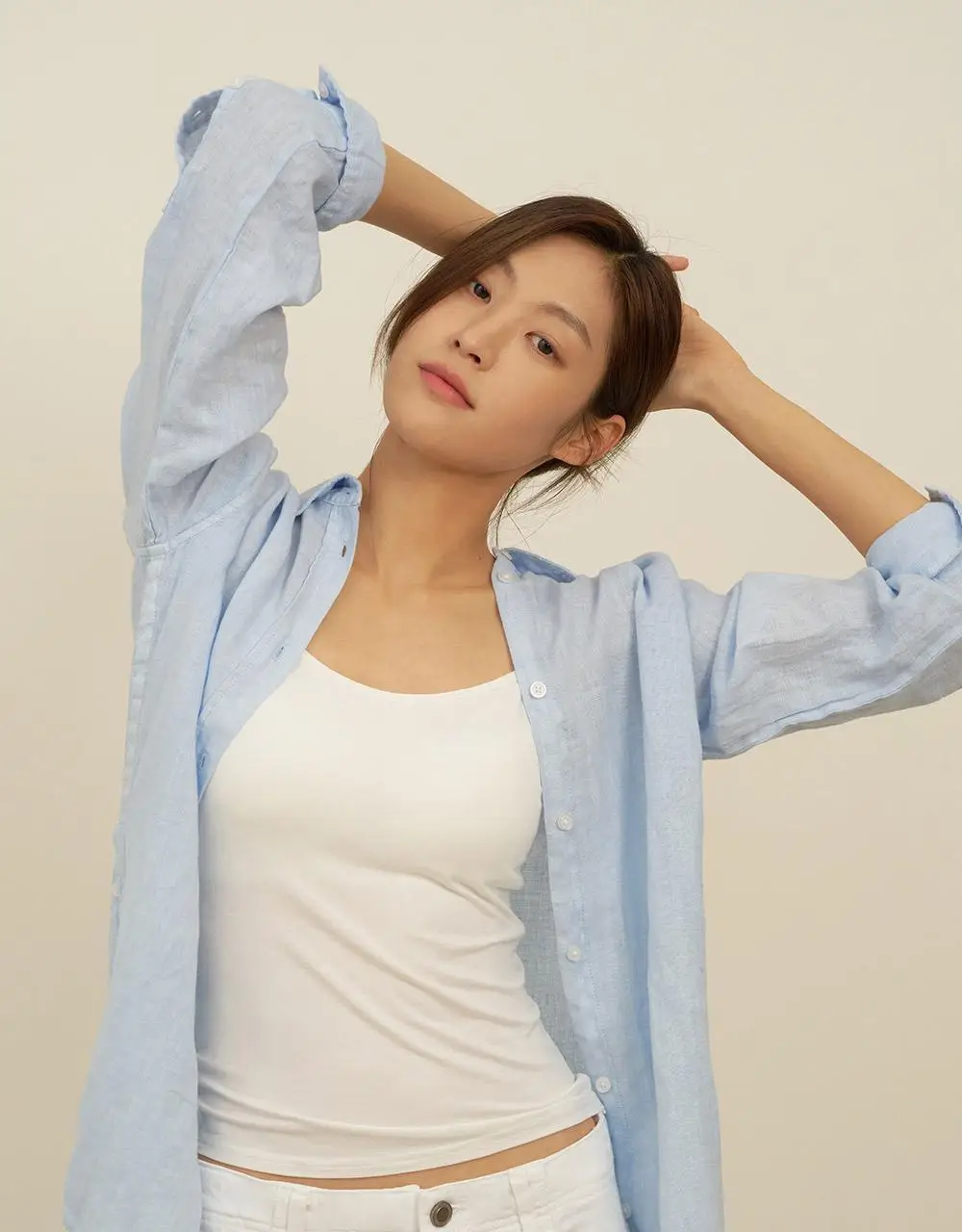 마른파이브 캡내장 모달 브라캡 나시탑 F/L~XXL (블랙/그레이/스킨/아이보리) 상세페이지 11