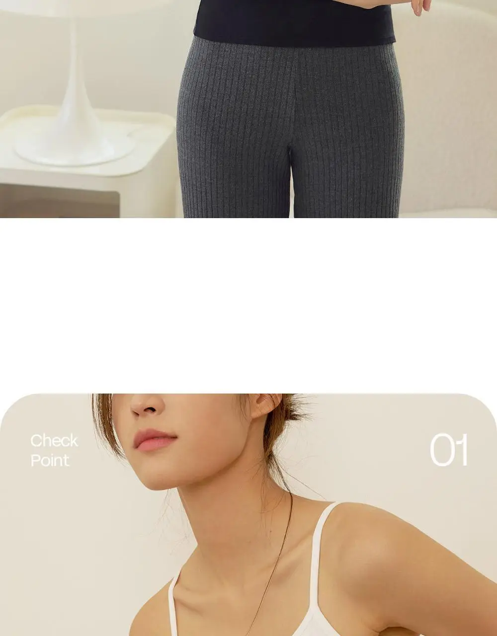 마른파이브 캡내장 모달 브라캡 나시탑 F/L~XXL (블랙/그레이/스킨/아이보리) 상세페이지 27