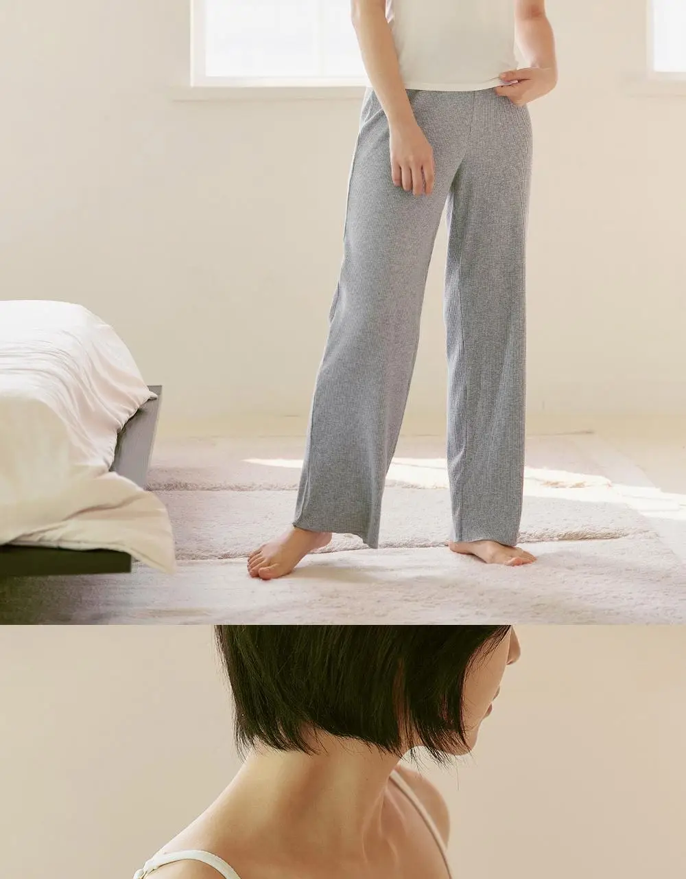 마른파이브 캡내장 모달 브라캡 나시탑 F/L~XXL (블랙/그레이/스킨/아이보리) 상세페이지 51