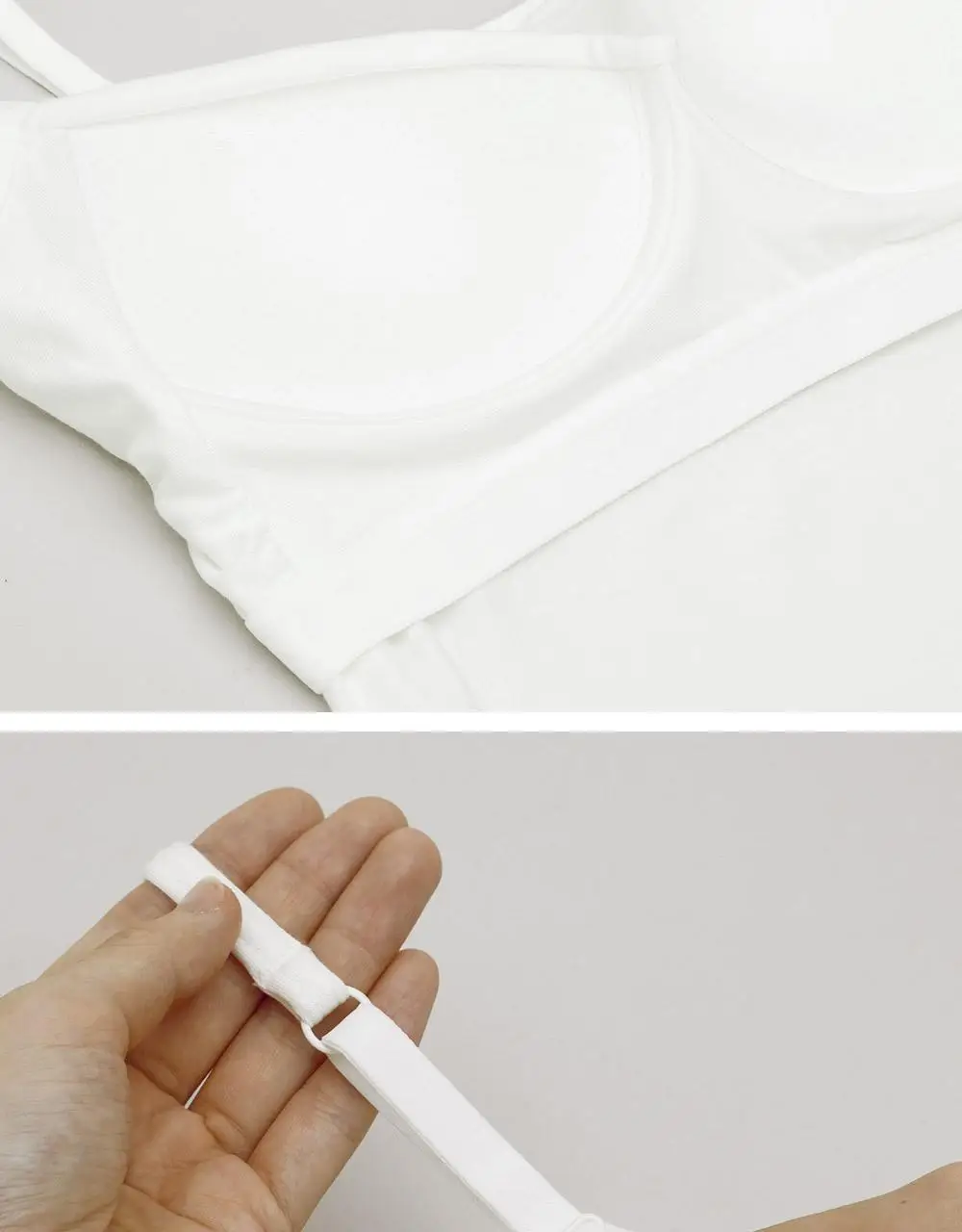 마른파이브 캡내장 모달 브라캡 나시탑 F/L~XXL (블랙/그레이/스킨/아이보리) 상세페이지 56