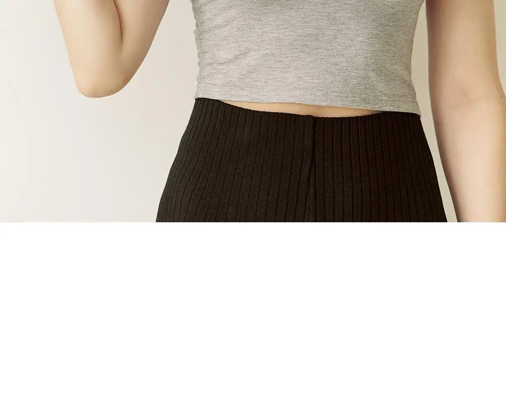 마른파이브 캡내장 브리즈 모달 크롭 끈나시 F/L~XXL (블랙/그레이/스킨/아이보리) 상세페이지 30