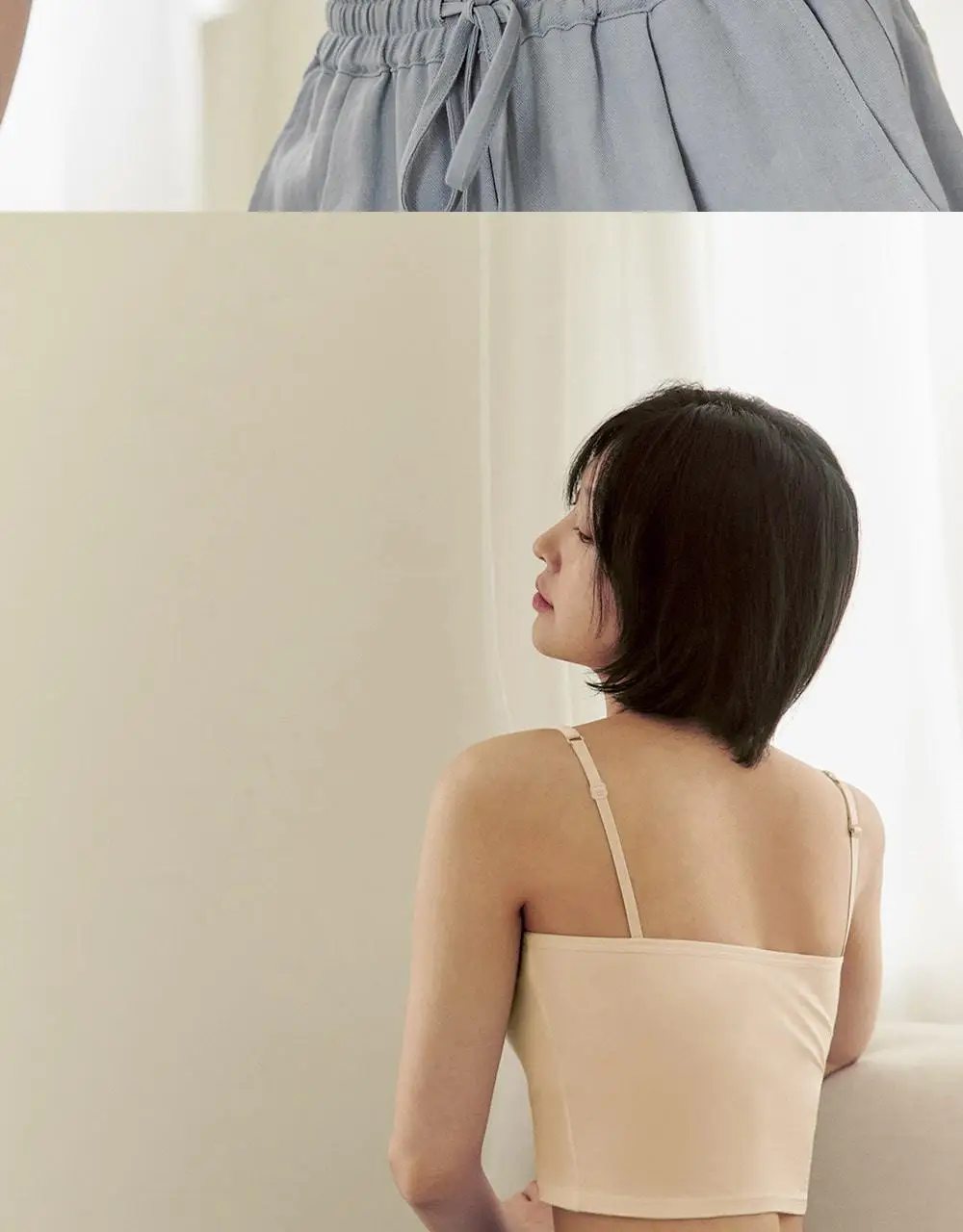 마른파이브 캡내장 브리즈 모달 크롭 끈나시 F/L~XXL (블랙/그레이/스킨/아이보리) 상세페이지 52