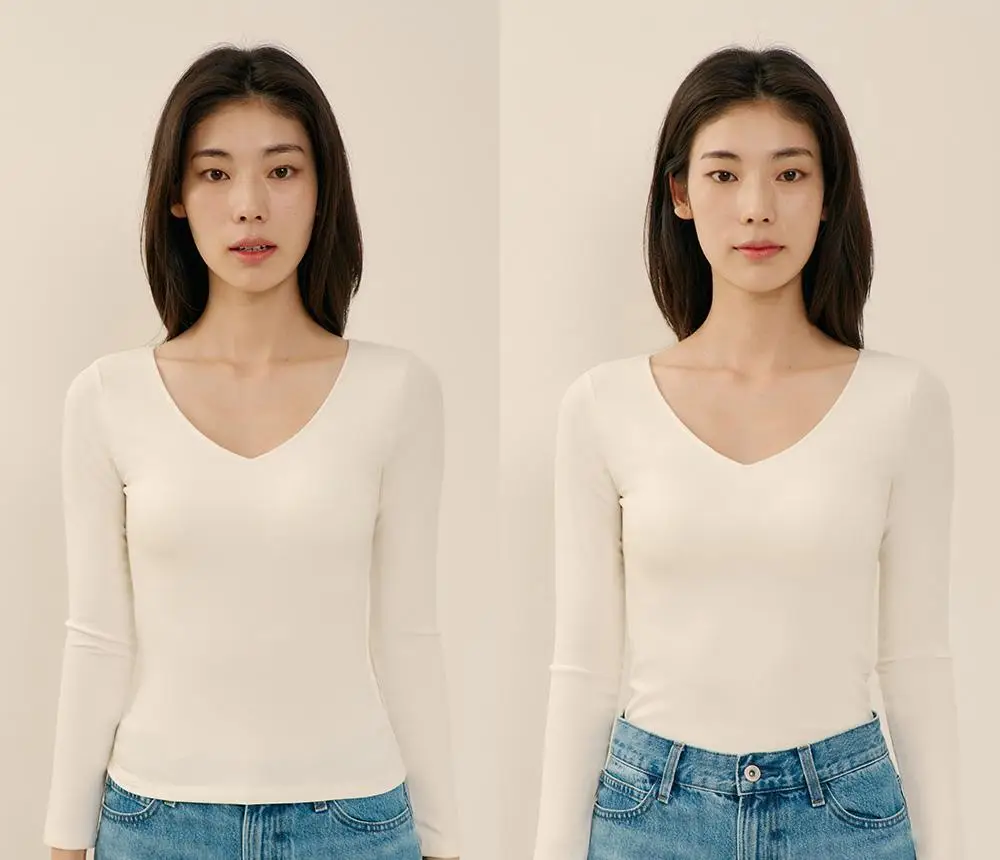 마른파이브 히트터치 브이넥 레이어드 긴팔 브라티 3colors 상세페이지 38