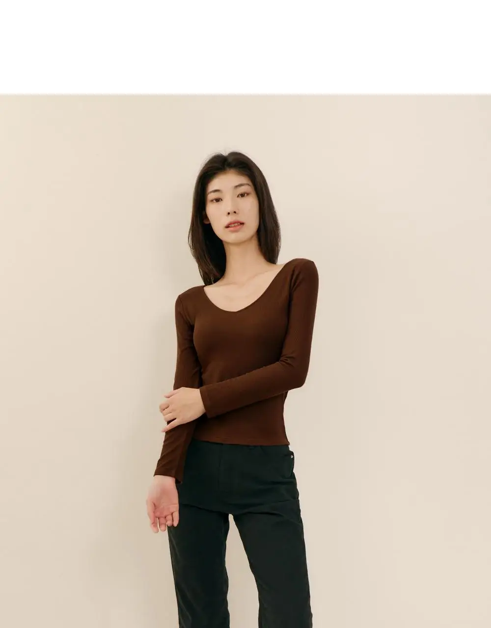 마른파이브 히트터치 브이넥 레이어드 긴팔 브라티 3colors 상세페이지 44