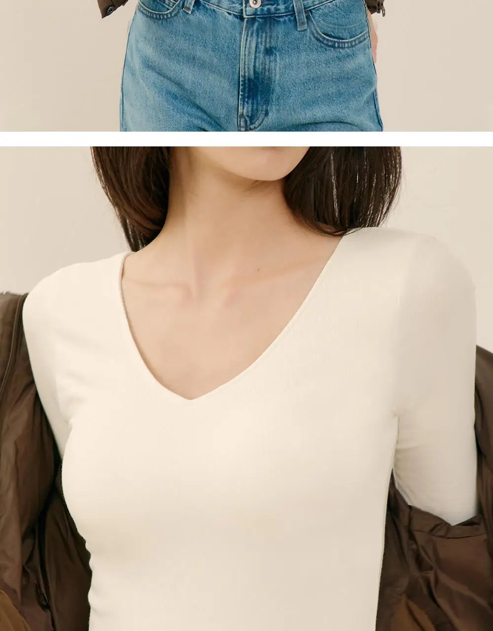 마른파이브 히트터치 브이넥 레이어드 긴팔 브라티 3colors 상세페이지 48