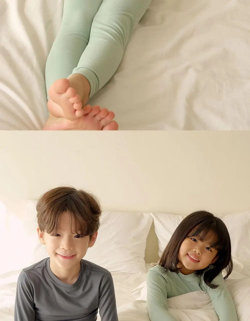 마른파이브 히트터치 키즈 온열내의 상하의 세트 6종 택1 (블랙/화이트/그레이/핑크/밀크그린/마멀레이드오렌지) 상세페이지 13