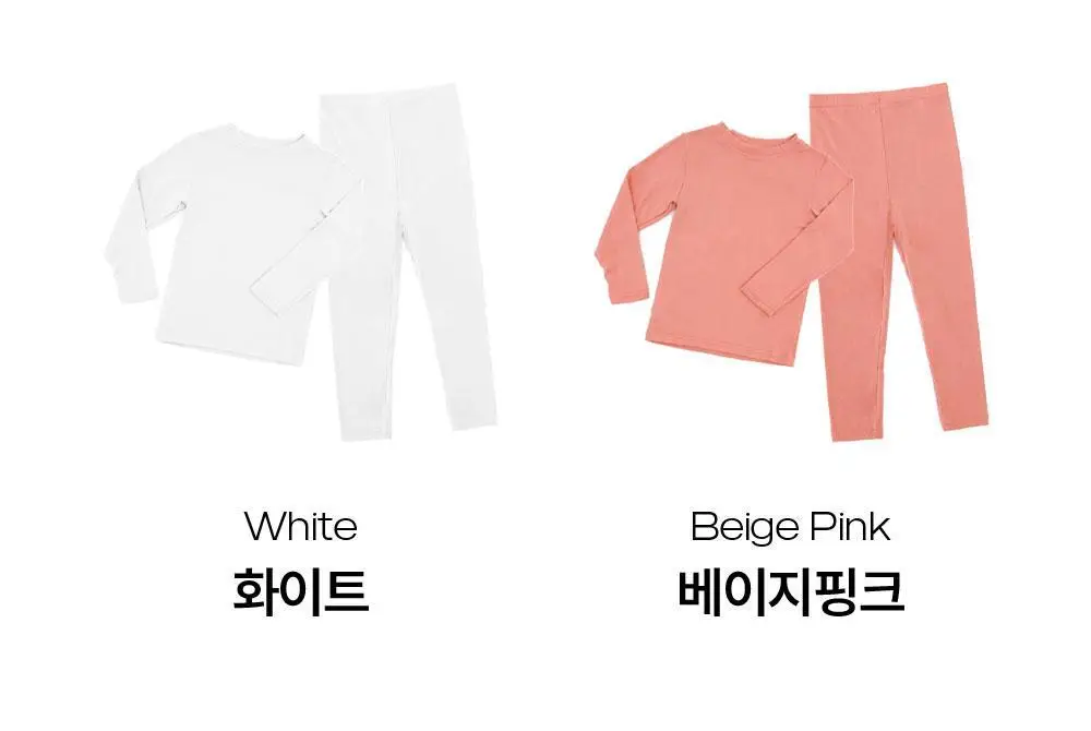 마른파이브 히트터치 키즈 온열내의 상하의 세트 6종 택1 (블랙/화이트/그레이/핑크/밀크그린/마멀레이드오렌지) 상세페이지 91