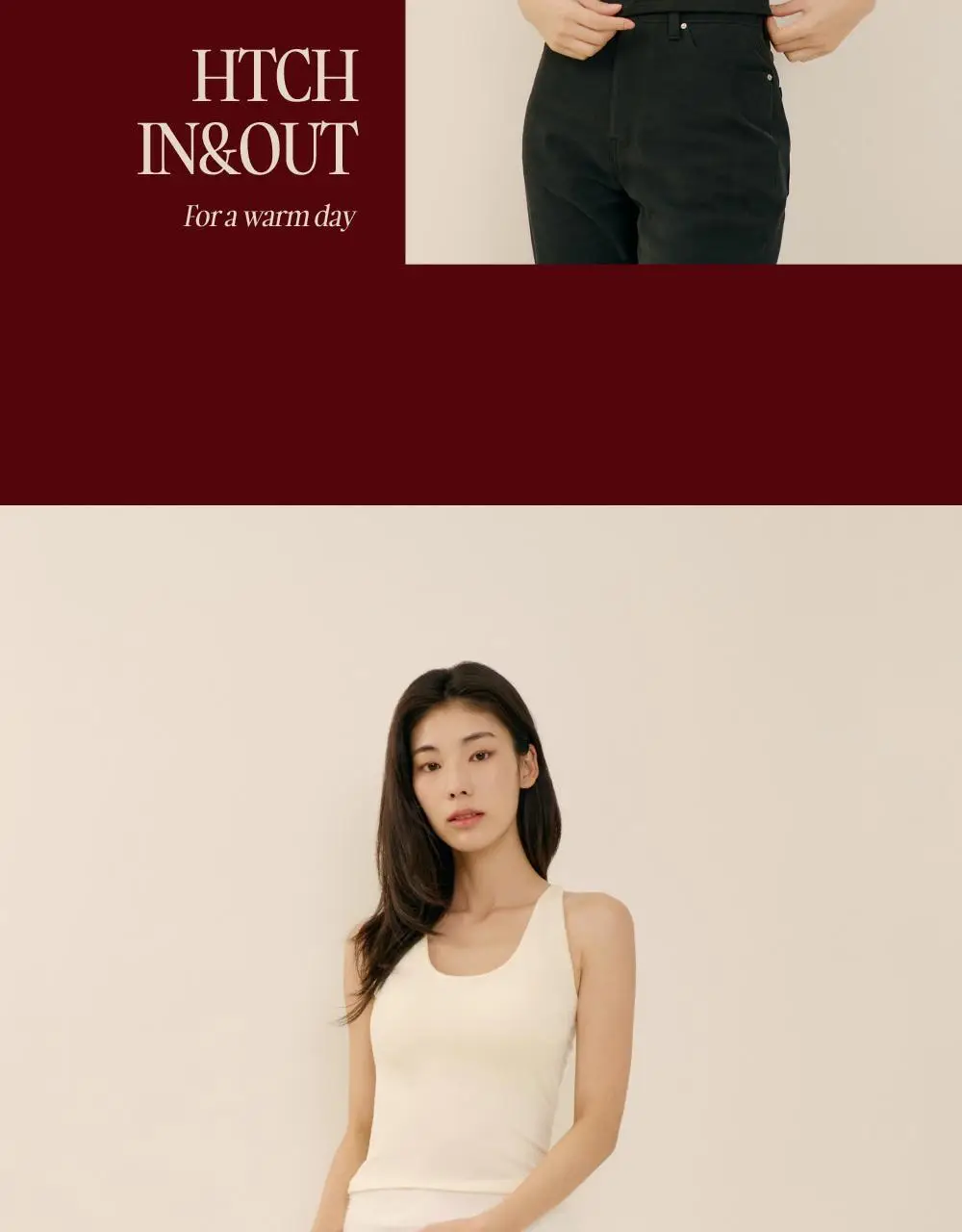 마른파이브 히트터치 홀터넥 기모 브라탑 4colors 상세페이지 13