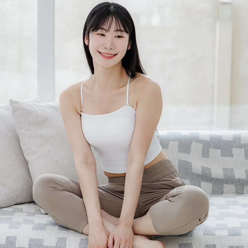 슬림9 오프숄더 브라탑 - 3color