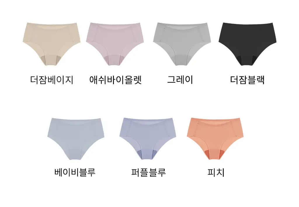 더잠 심리스 만득이 올인원 삼각팬티 (6 Colors) 상세페이지 2