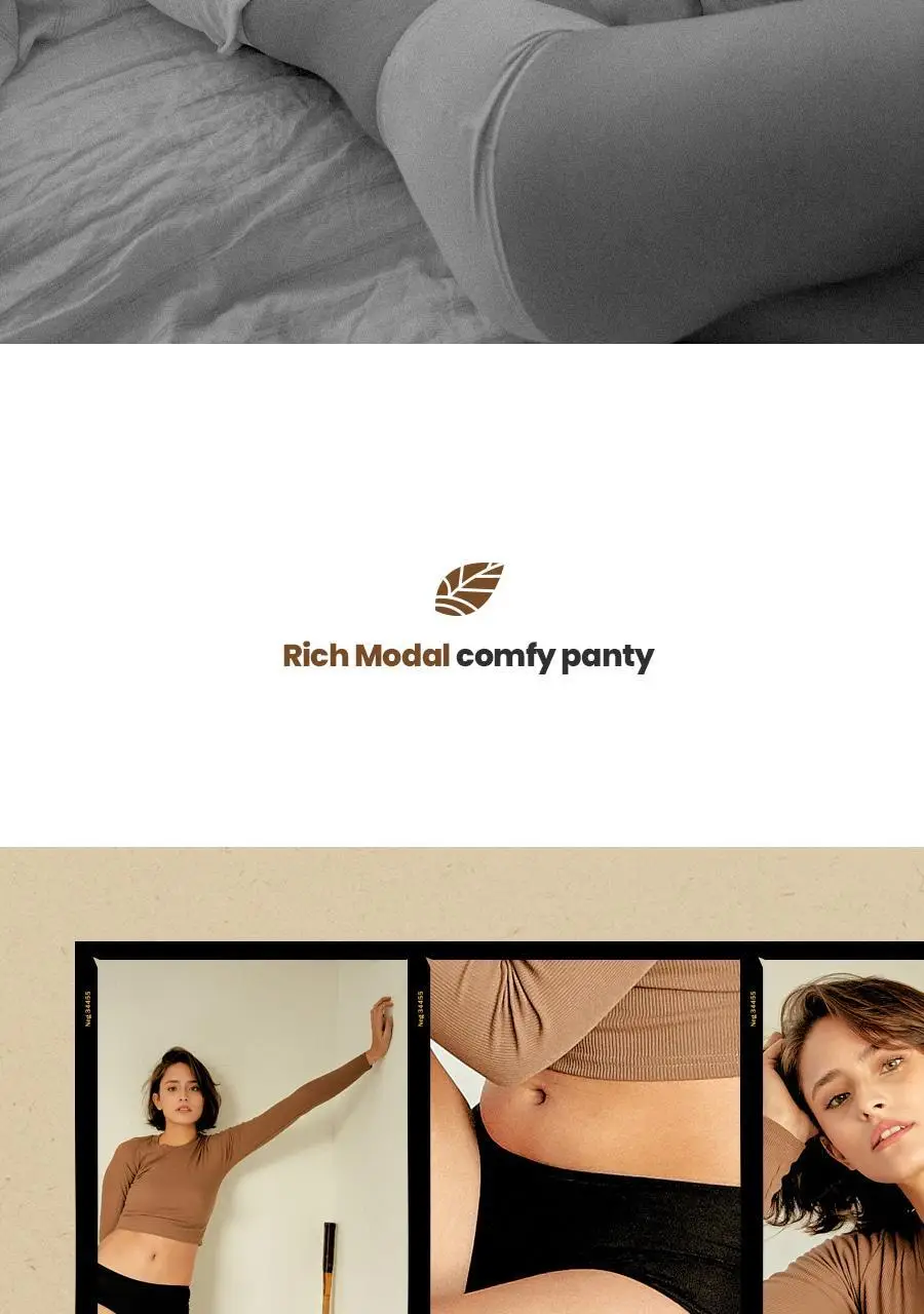 마른파이브 리치모달 데일리 노라인팬티 2매 1세트 14종 택1 상세페이지 4