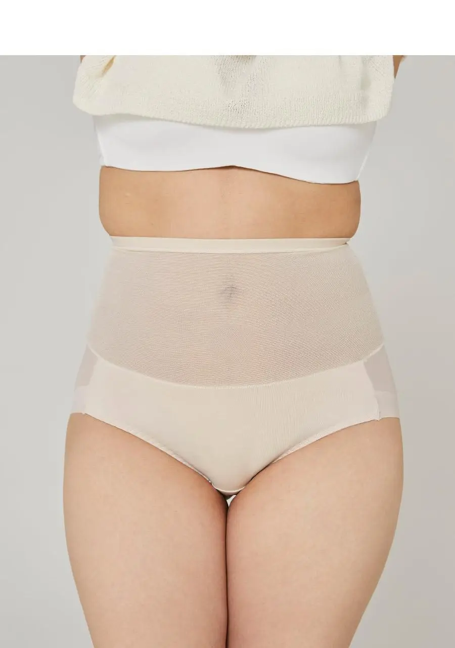 마른파이브 뱃살보정 바디쉐이퍼 메쉬 햄라인 팬티 90-105 (블랙/스킨) 상세페이지 31