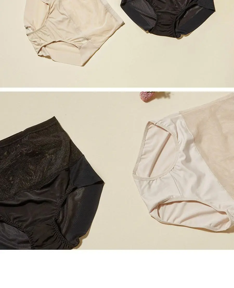 마른파이브 뱃살보정 바디쉐이퍼 메쉬 햄라인 팬티 90-105 (블랙/스킨) 상세페이지 47