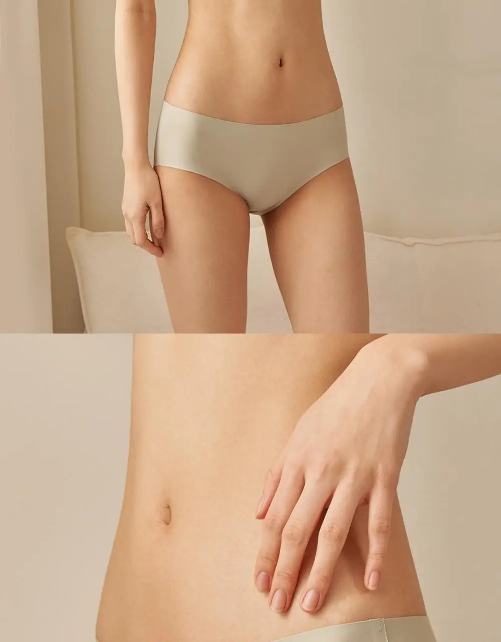 마른파이브 쉬어 맥스텐션 심리스 팬티 4 colors (블랙/레몬 아이보리/민트/그레이블루) 상세페이지 7