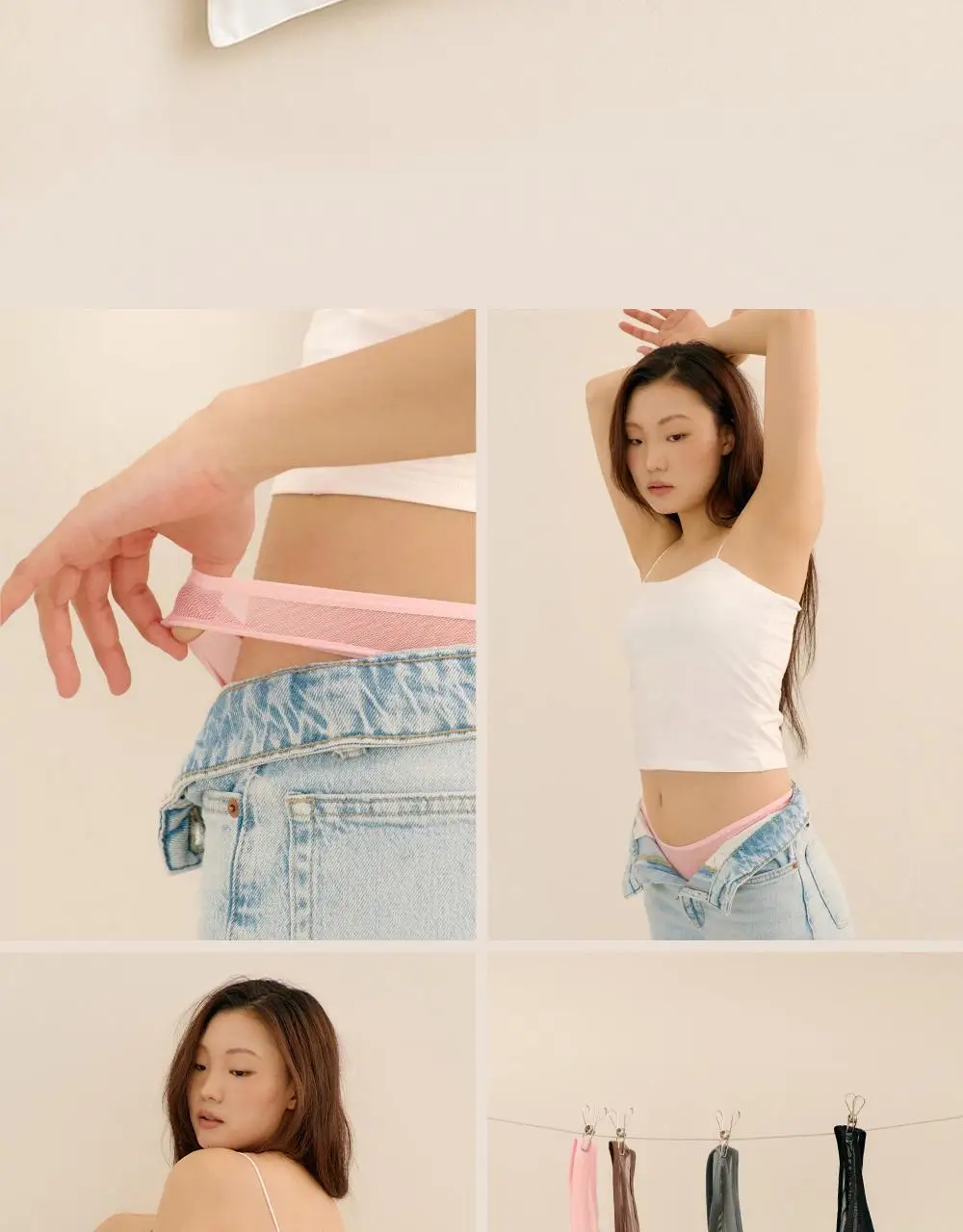 마른파이브 쉬어 메쉬 브이컷 티팬티 4colors (S~XL) 상세페이지 12