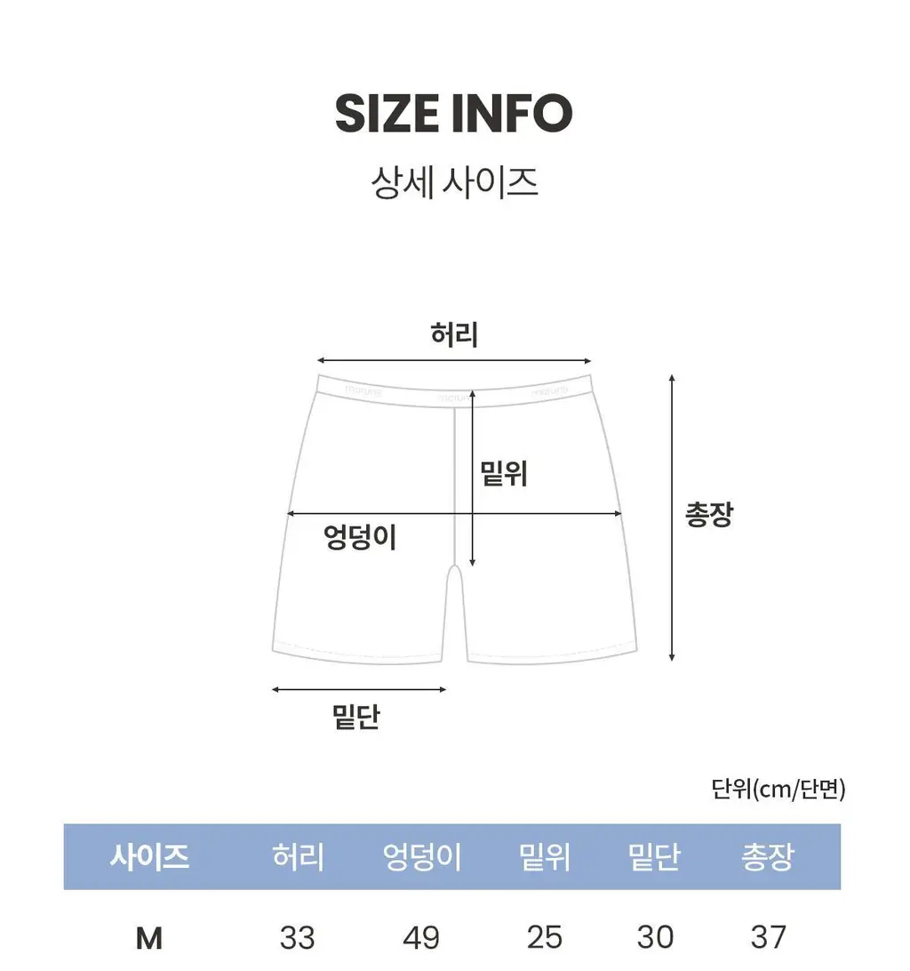 마른파이브 쉬어 트렁크 모달 5colors (블랙/인디고블루/애플그린/버터레몬/핑크솔트 M~XL) 상세페이지 167
