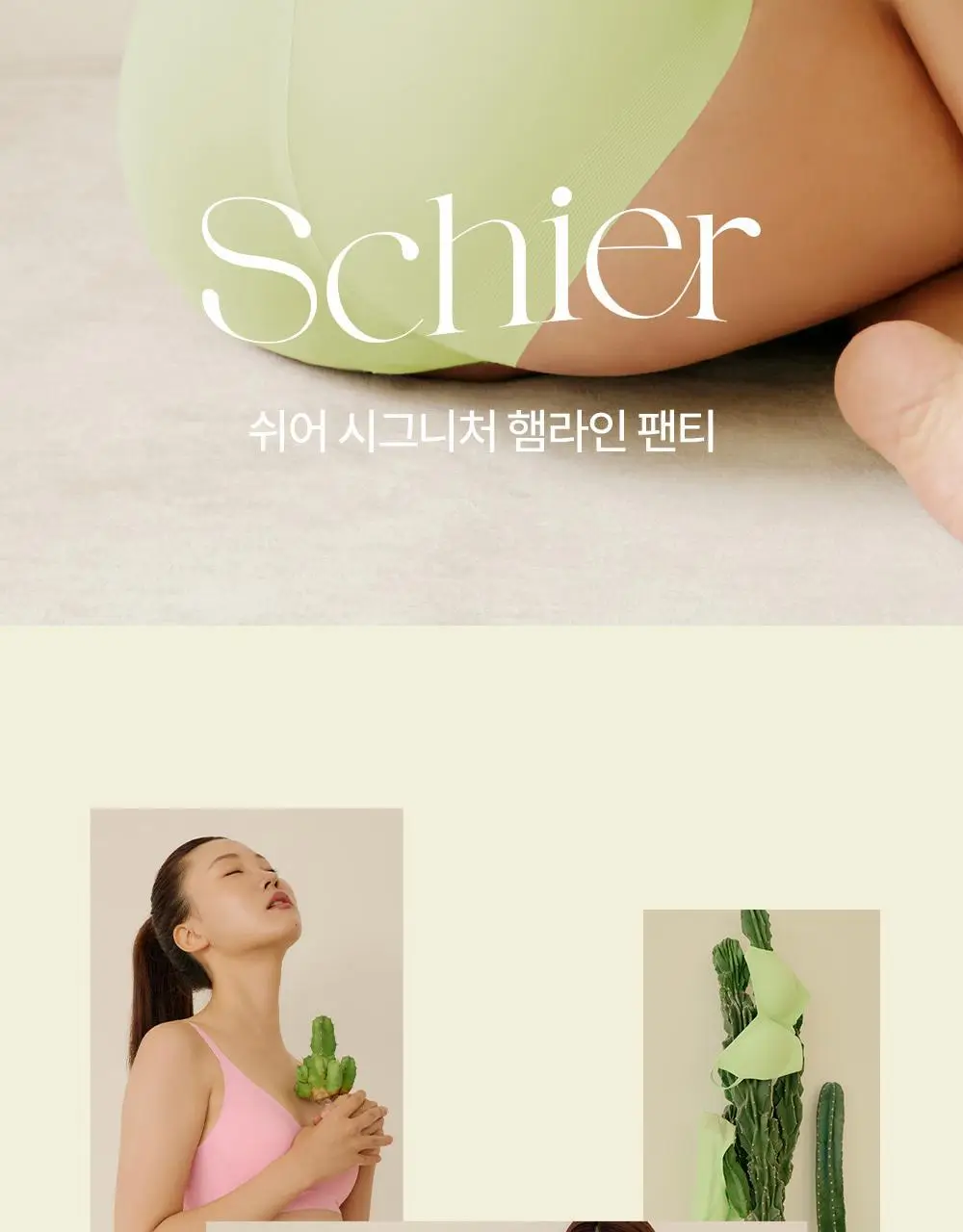 마른파이브 쉬어 팬티 시그니처 플러스 5colors (S~XXL) 상세페이지 2